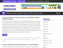 Tablet Screenshot of concursoprofessor.org